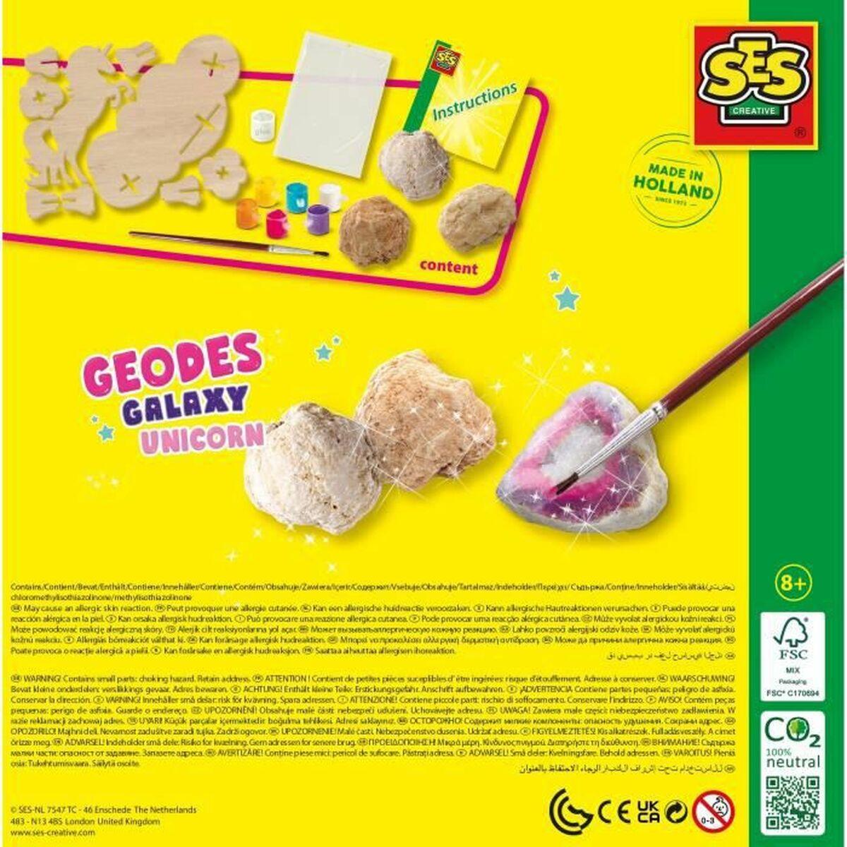 SES CREATIVE Unicorn Geodes Galaxy Craft Kit