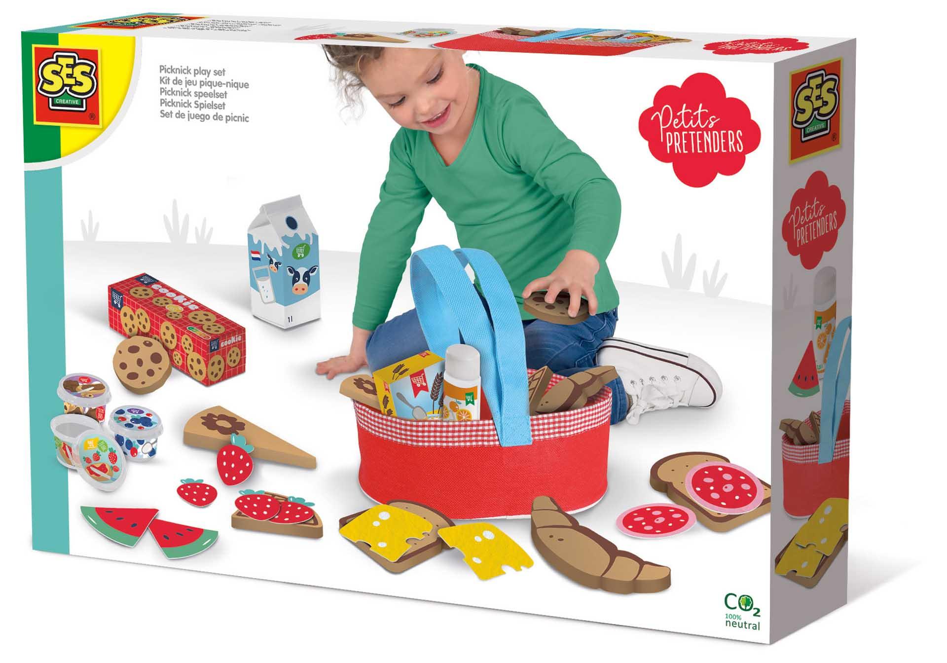 SES CREATIVE Petits Pretenders Picknick Playset 3 Years and Above 18017