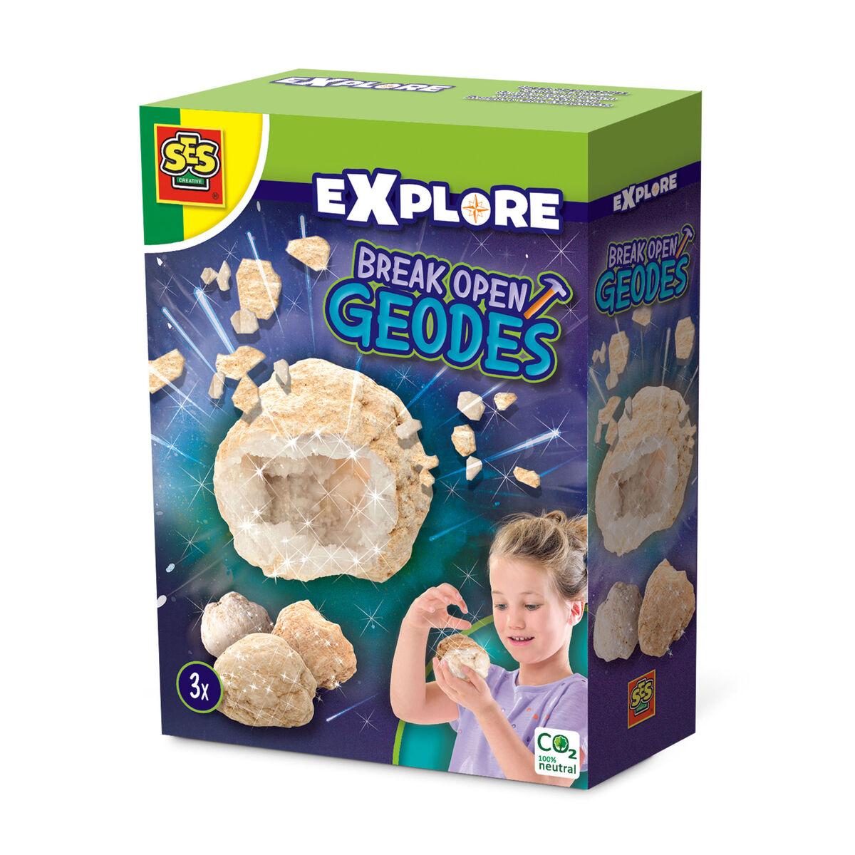SES CREATIVE Explore Break Open Geodes Eight Years and Above 25079