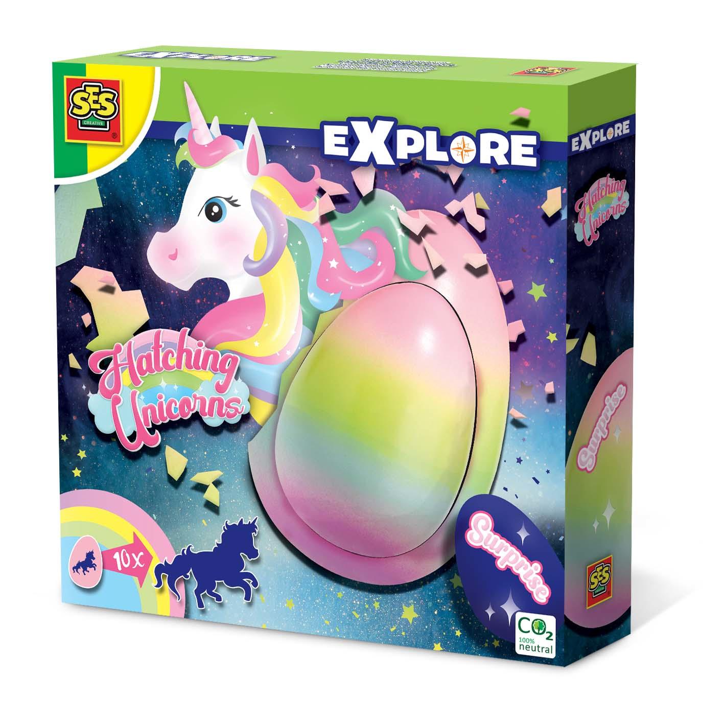 SES Creative Explore Covare uova di unicorno (SES CREATIVE Children's Explore Hatching Unicorns Girl 5 Years or Above Multi-col