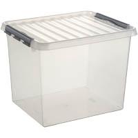 contenitori per articoli da sole Helit Box 52 L Q-Line 520 l - 500 x 400 x 380 cm trasparente