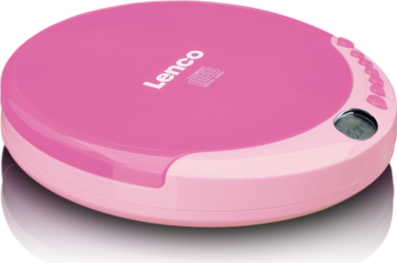 CD-011, 190 g, Rosa, Lettore CD portatile