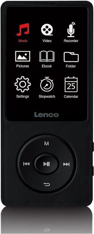 XEMIO -669 - Digital Player - 8 GB - Black