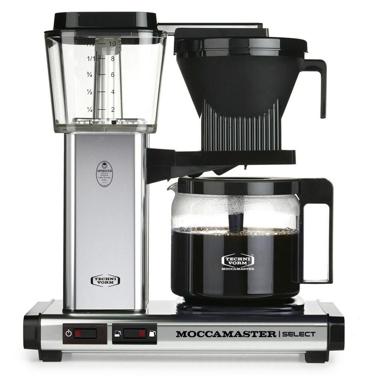 Macchina da caffÃƒÂ¨ con filtro Moccamaster 53970, 1,25 L, 1520 W, Argento lucido