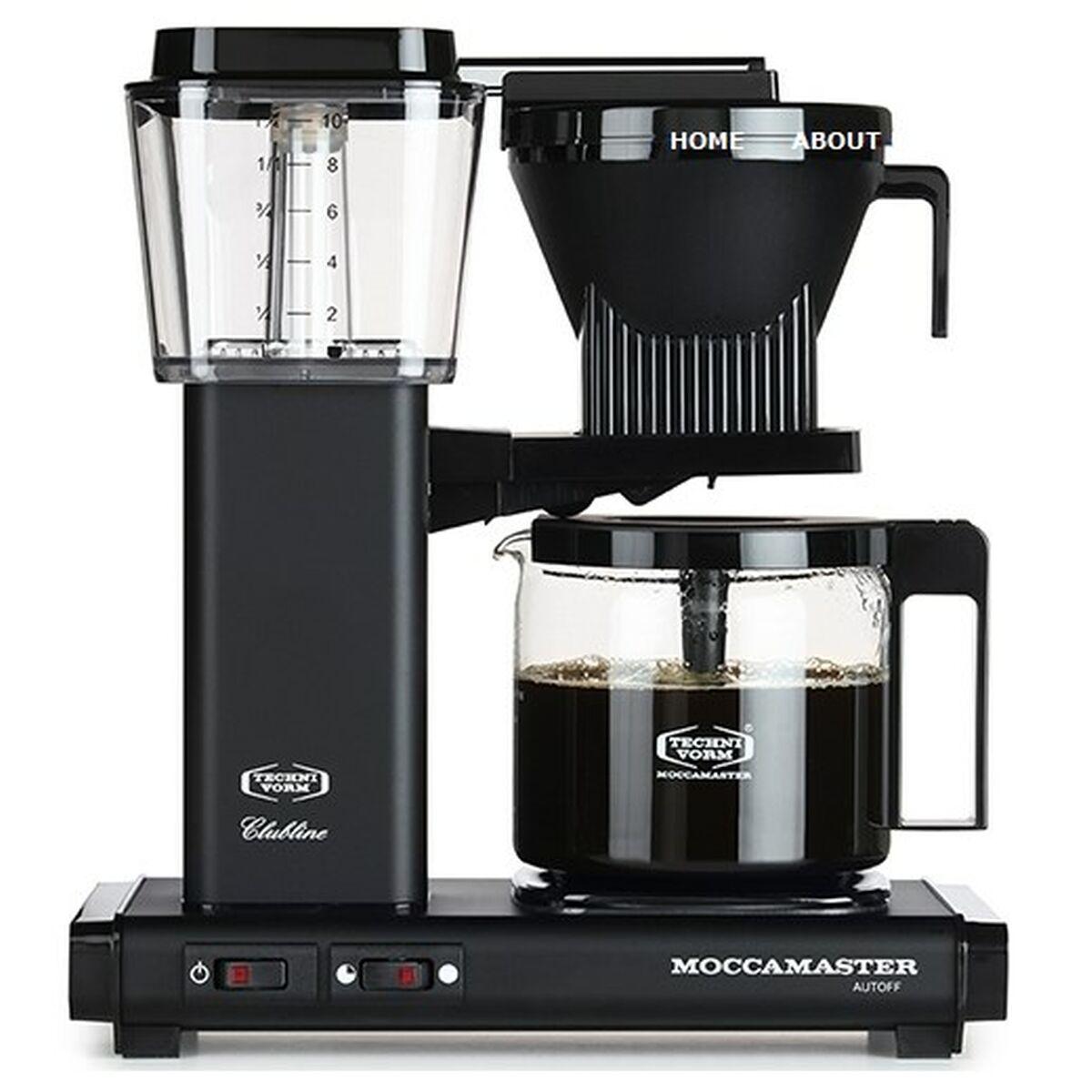 Moccamaster 53983 Filtro Macchina da caffè, 1,25 litri, 1520 W, Matt Black