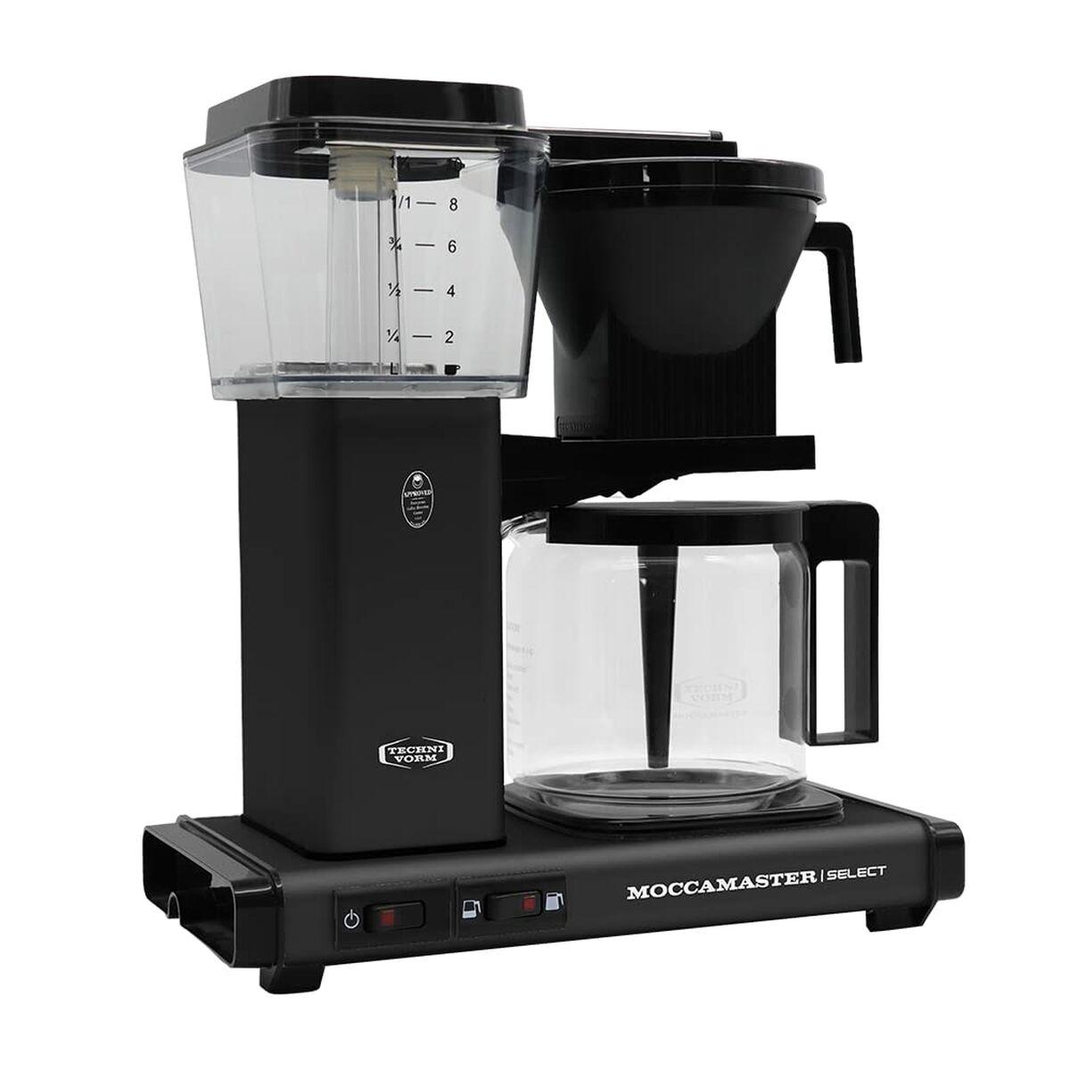 Moccamaster 53983 Filtro Macchina da caffè, 1,25 litri, 1520 W, Matt Black