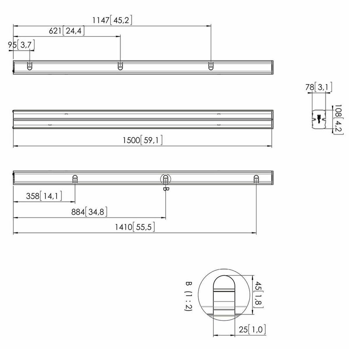 Vogel's PUC 2715 (Vogel's Professional Connect-it PUC 2715 - Mounting component [pole] - for flat panel - black)