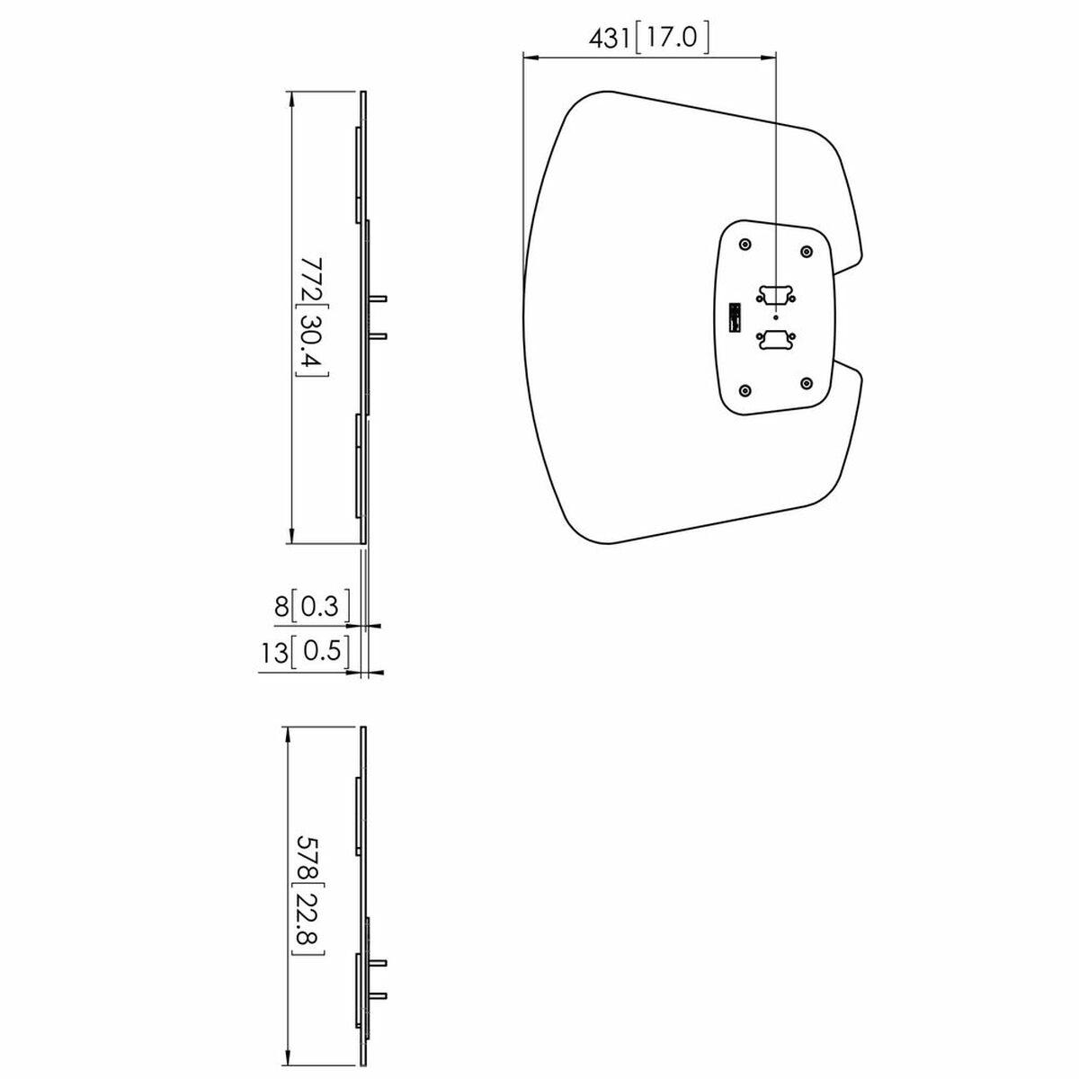 Vogel's Professional Connect-it PFF 7020 Komponenter til montering LCD / plasma panel