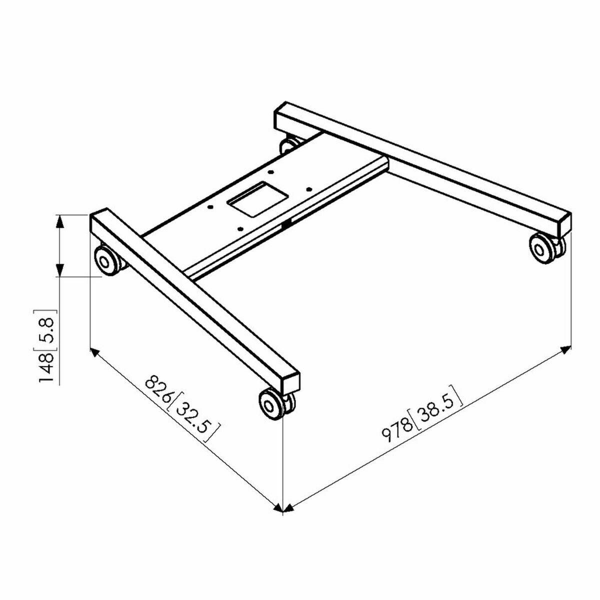 Vogel's PFT 8520 (PFT 8520 TROLLEY FRAME LARGE - BLACK)