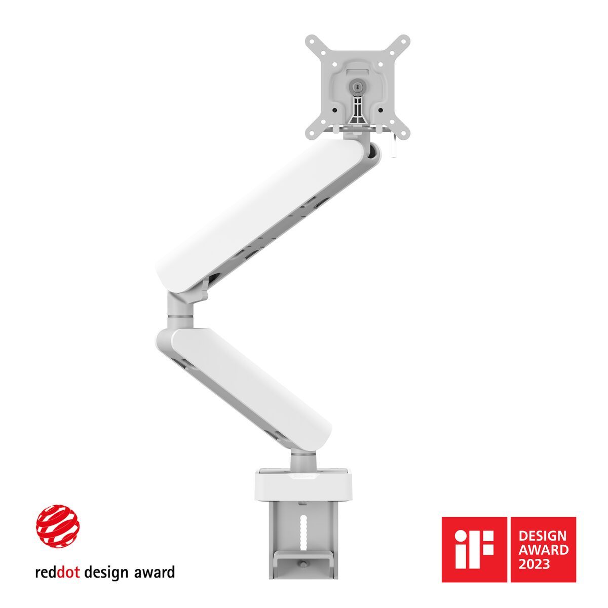 MOMO 4138 MONITOR ARM WALL - WHITE VOGELS
