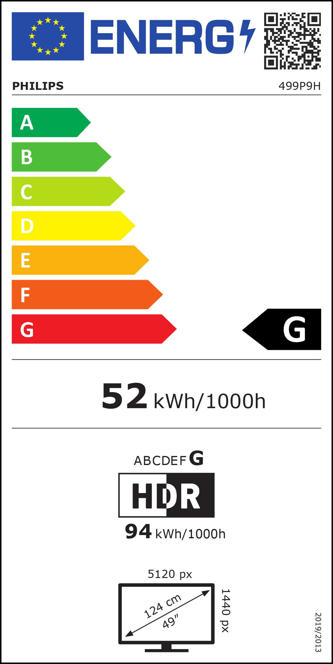 Philips P Line Display LCD curvo in 32:9 SuperWide 499P9H/00