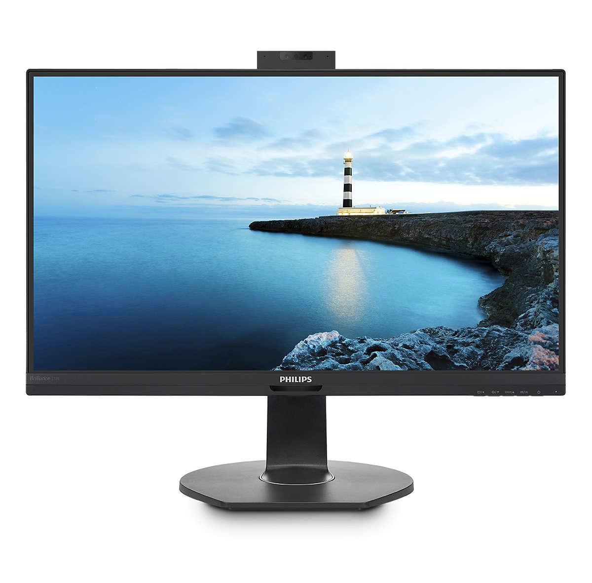 PHILIPS MONITOR IPS 27" QHD MULTIMEDIALE CON WEBCAM 5MS DISPLAY-PORT/VGA/USB 272B7QUBHEB/00
