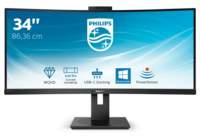 Philips P Line 346P1CRH/00 LED display 86,4 cm (34") 3440 x 1440 Pixel UltraWide Quad HD Nero