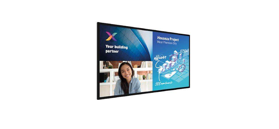 Philips 86BDL8051C/00 visualizzatore di messaggi 218 m (86") 350 cd/m 4K Ultra HD Nero Touch screen Android 9.0