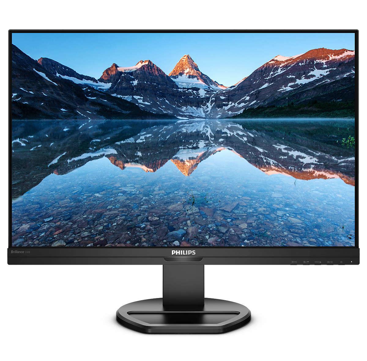 Philips B Line 240B9/01 Monitor PC 612 cm (24.1") 1920 x 1200 Pixel WUXGA LED Nero