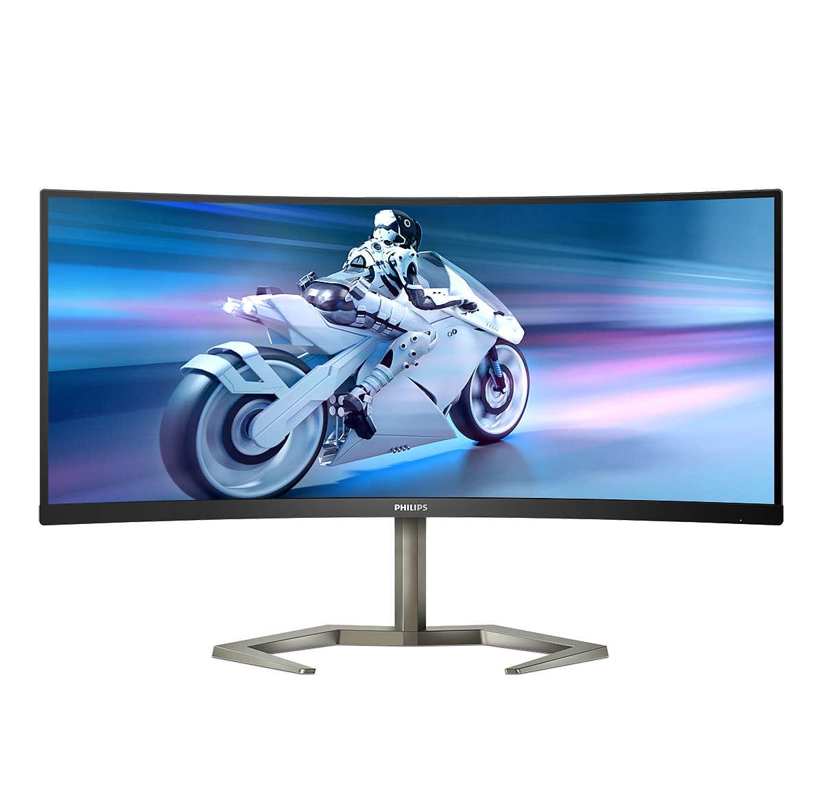 Momwntum Gaming Monitor 34 VA curvo 21:9 165 hz 1ms hdr low input lag multiview speakers regolabile ergonomicamente h