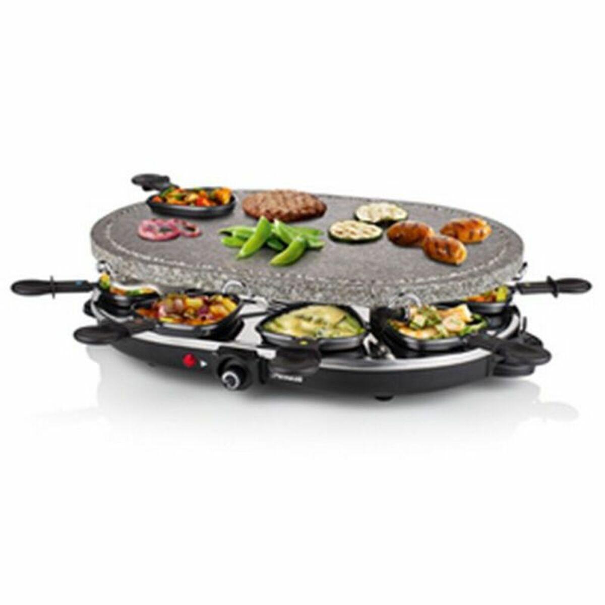 GRILL PARTY & RACLETTE 8 OVAL STONE