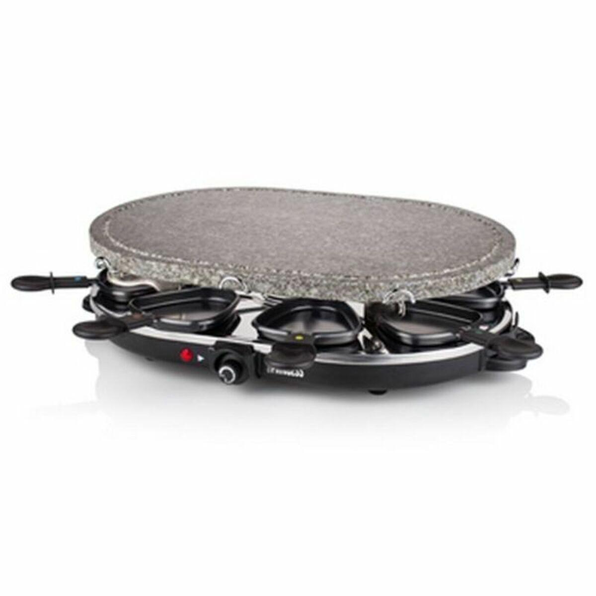 GRILL PARTY & RACLETTE 8 OVAL STONE