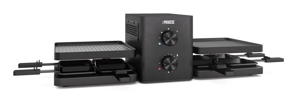 Princess 01.162660.01.001 griglia per raclette 8 persona(e) 1500 W Nero