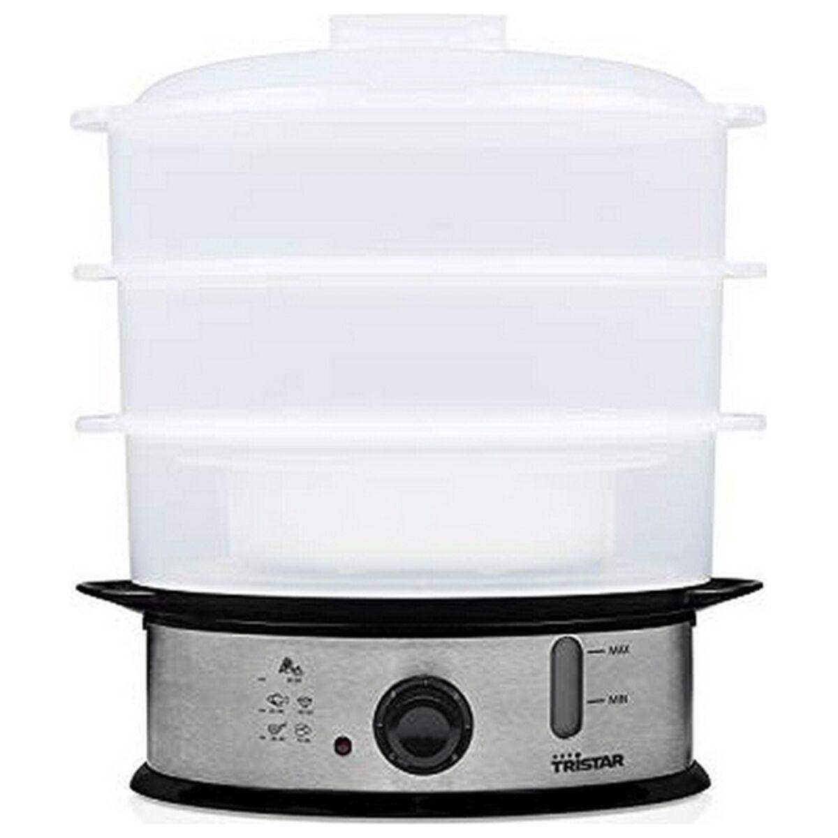Cuocitore a Vapore Elettrico Tristar VS-3914 12 L 1200W Bianco Plastica 1200 W