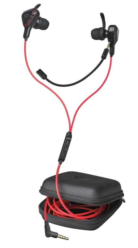 Trust TRU GXT 408 Auricolare Cablato In-ear Giocare Nero Rosso
