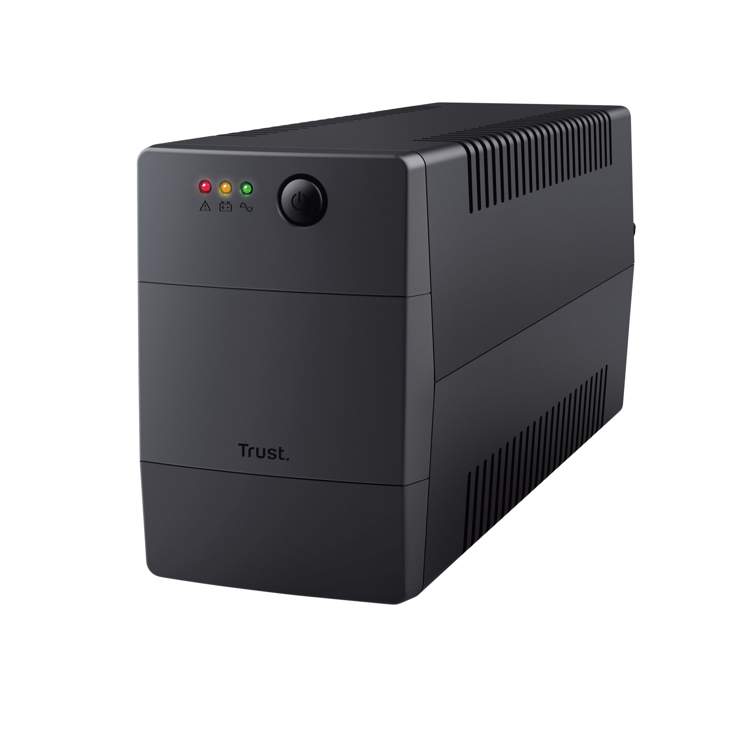 Trust Paxxon gruppo di continuità  [UPS] 0,8 kVA 480 W 2 presa[e] AC (PAXXON 800 VA UPS 2 ELECTRICAL - OUTLETS)