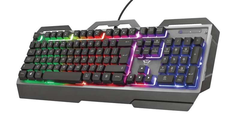 Trust GXT 856 Torac tastiera USB QWERTY Spagnolo Nero