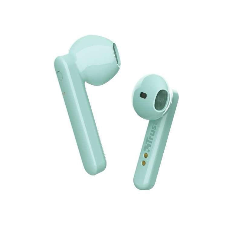 Trust Primo Auricolare True Wireless Stereo TWS In-ear Musica e Chiamate Bluetooth Colore menta (PRIMO TOUCH BT EARPHONES MINT