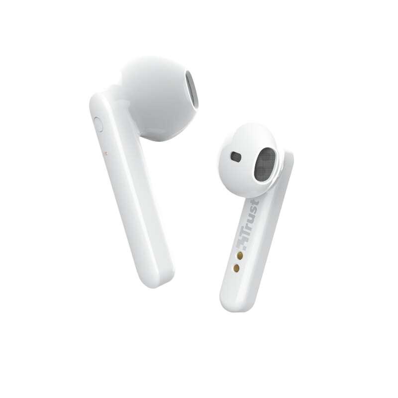 Trust Primo Touch Auricolare True Wireless Stereo TWS In-ear Musica e Chiamate Bluetooth Bianco (PRIMO TOUCH BT EARPHONES WHITE
