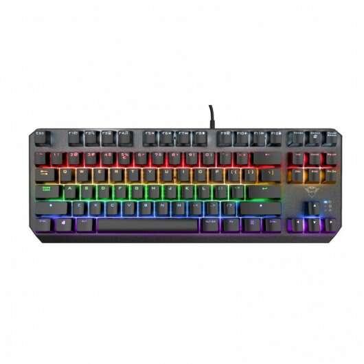 Trust GXT 834 CALLAZ tastiera USB QWERTY Nero