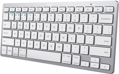Trust 24653 Tastiera Bluetooth QWERTZ Tedesco Argento - Bianco (24653)