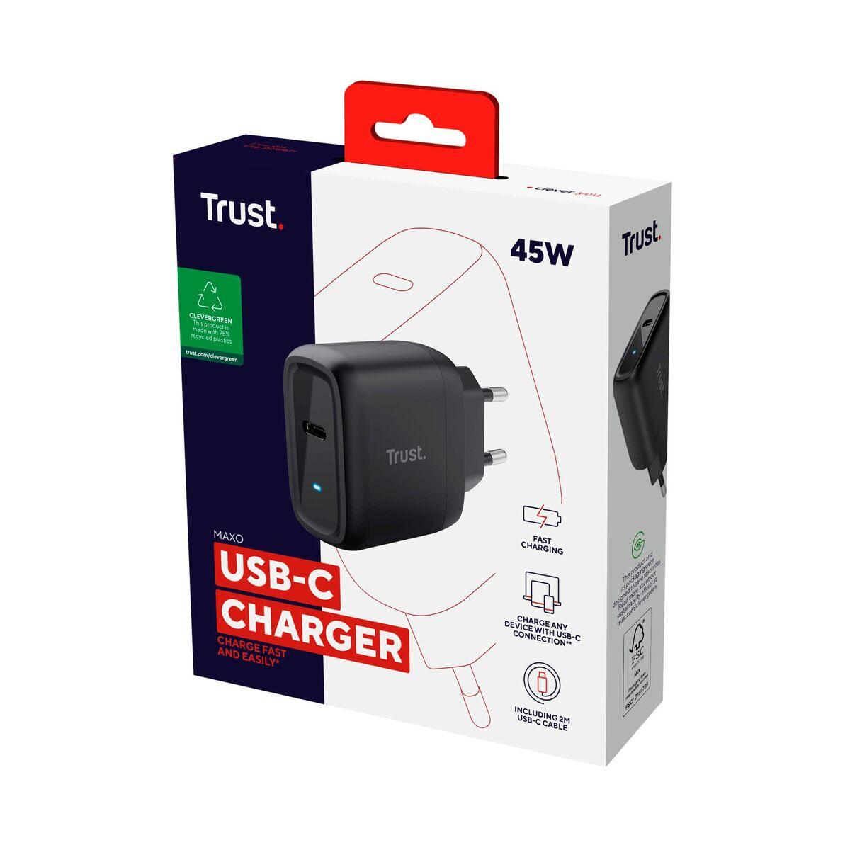 MAXO 45W USB-C CHARGER BLK