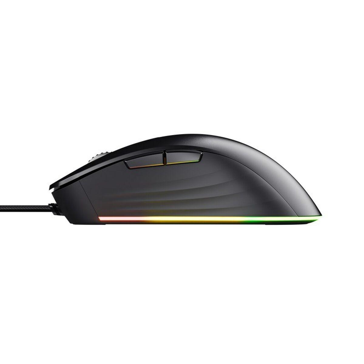 Trust GXT924 YBAR mouse Mano destra USB tipo A Ottico 25600 DPI (GXT924 YBAR GAMING WIRED - MOUSE BLACK)
