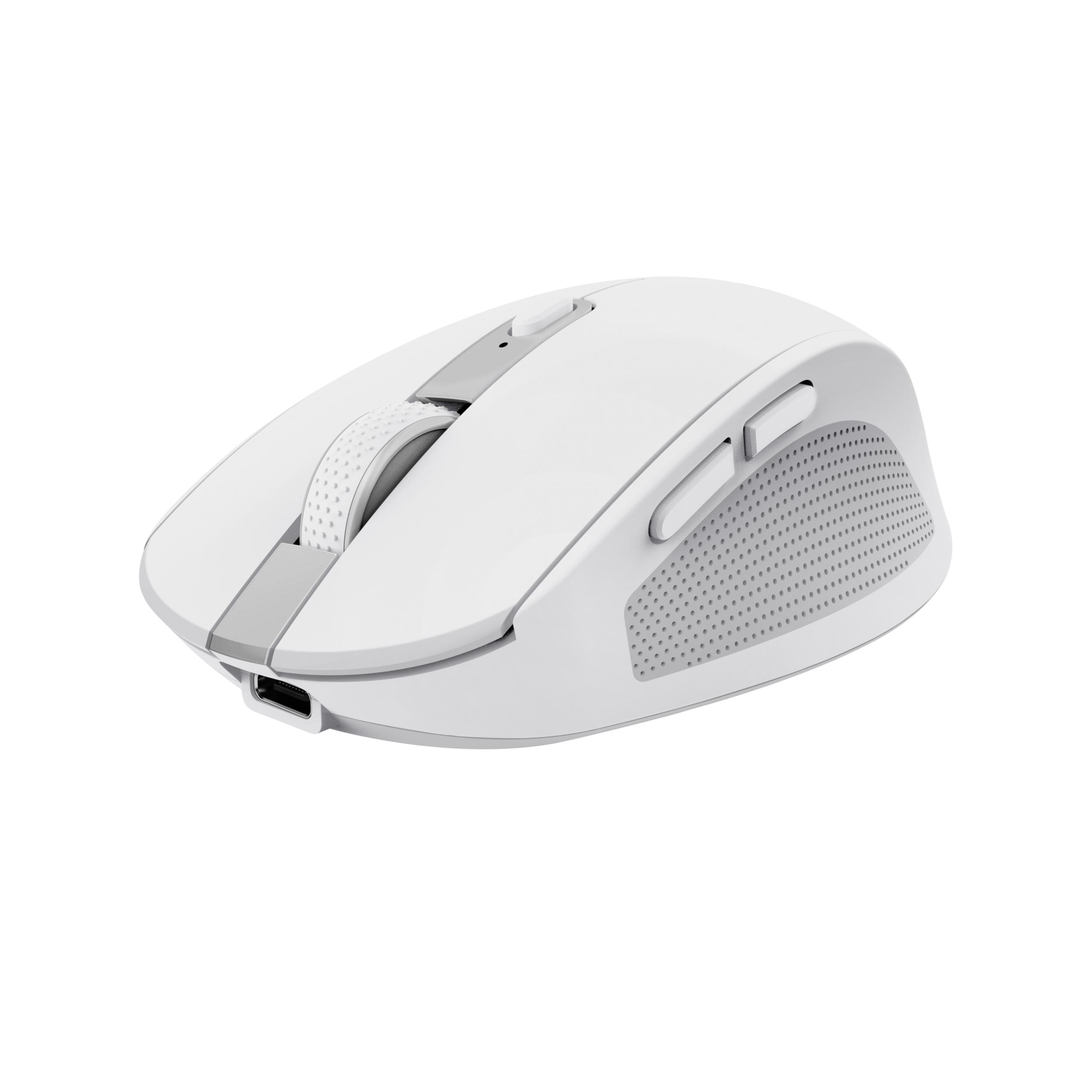 Trust Ozaa mouse Mano destra RF senza fili Bluetooth Ottico 3200 DPI (OZAA COMPACT WIRELESS - MOUSE WHT)