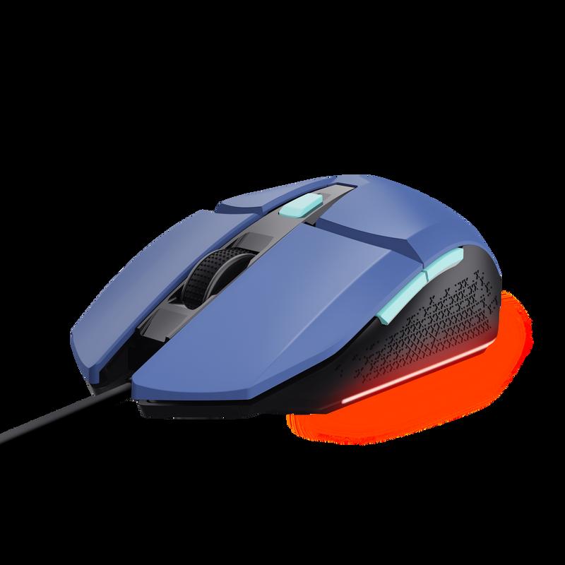 Trust GXT109B FELOX mouse Ambidestro USB tipo A 6400 DPI (Trust GXT109B Felox Gaming Mouse Blue)