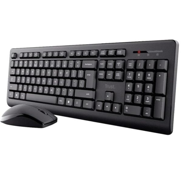 Trust Primo tastiera Mouse incluso RF Wireless QWERTY Spagnolo Nero