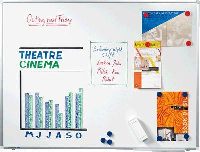 Legamaster Premium Plus Whiteboard 30x45cm - 432 x 282 mm - smalto - orizzontale / verticale - fisso - magnetico - rivestimento