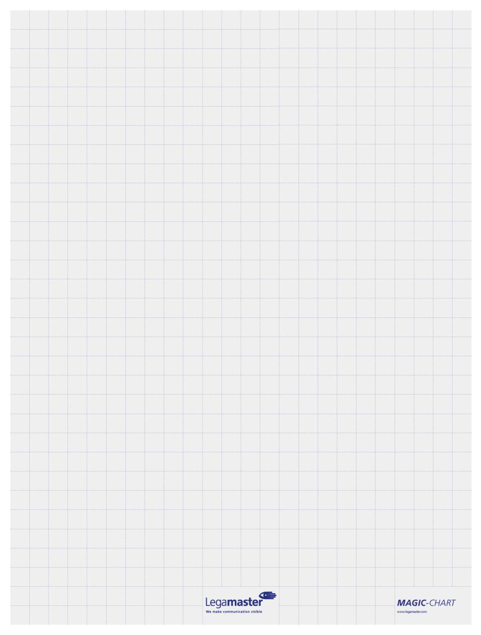 Legamaster Magic-Chart Gridded Flipchart Foil 60x80cm