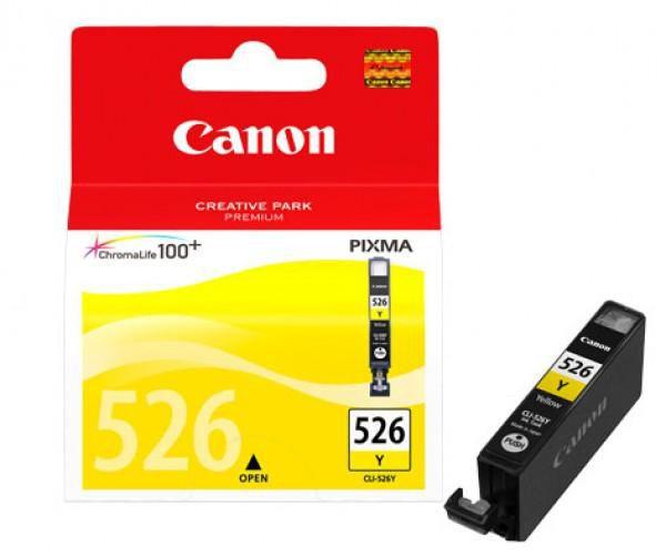 CLI-526Y GIALLO BLISTER - Serbatoio inchiostro giallo Chromalife 100+.Contenuto: 9 ml. PIXMA MG5150, MG5250, MG6150, MG8150, iP