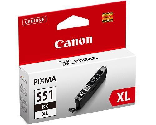 Canon CLI-551XL BK w/sec cartuccia d'inchiostro 1 pz Originale Resa elevata (XL) Nero per foto