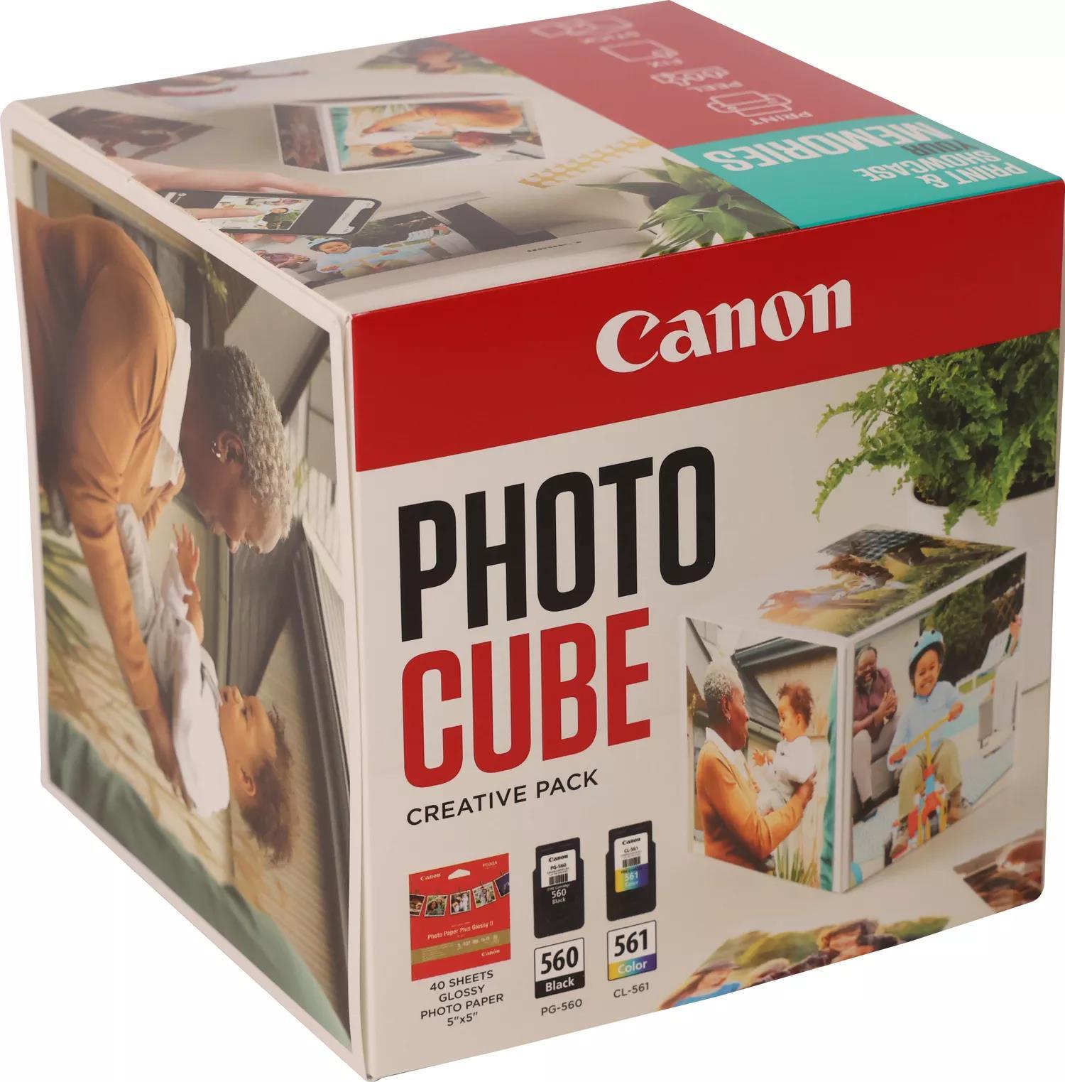 PG-560CL-561 Photo Cube Creative Pack 13x13 cm Fotopapier 40 Blatt