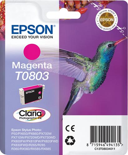 Inchiostro EPSON magenta 7,4 ml StylusPhoto Rxxx/RXxxx/PXxxx/P50