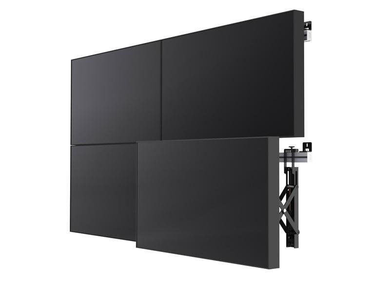 SMS Smart Media Solutions Multi Display Wall 1524 cm 60 Alluminio Nero (Multi Display Wall - Max 45kg - Warranty 60M)