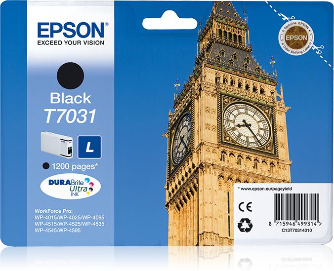 CARTUCCIA EPSON T7031 NERO 1200PG