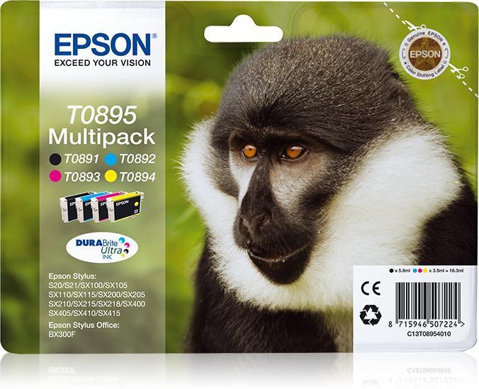 Epson Monkey Multipack 4 colori NeroCianoMagenta e Giallo