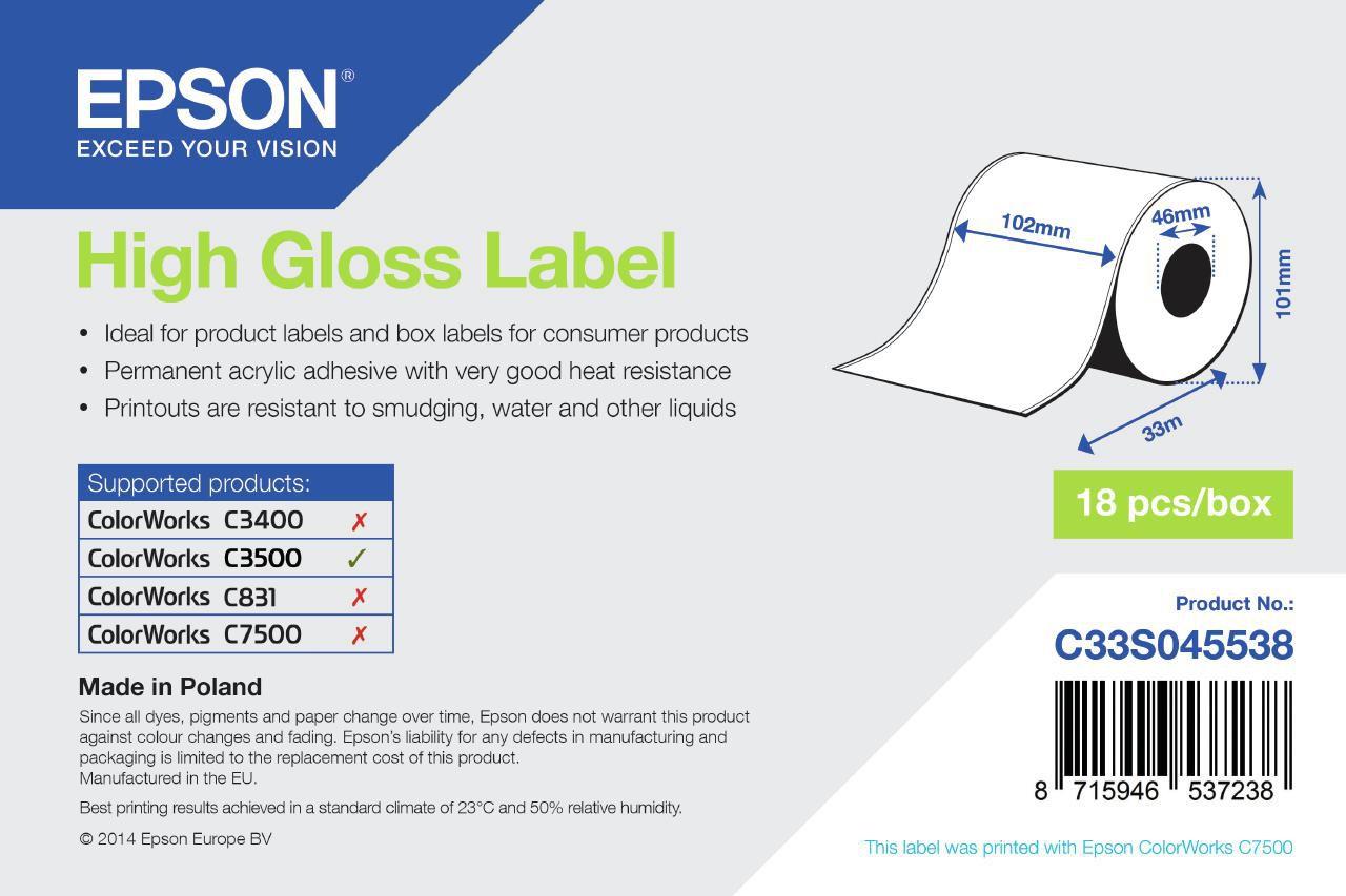 Epson High Gloss Label -...