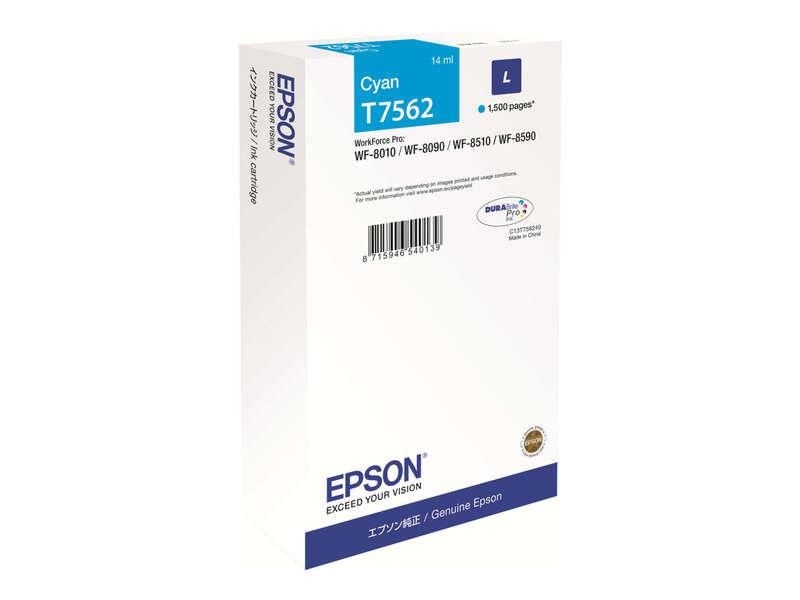 Materiale di consumo Cartucce di inchiostro DURABrite Pro T7562 Confezione singola 1 x 14 - C13T756240 Compatibile con WF-8590