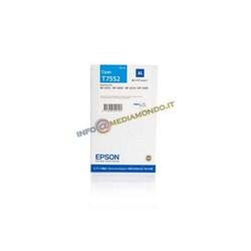 CARTUCCIA ORIGINALE EPSON C13T755240 / T7552 - CIANO - 39ML