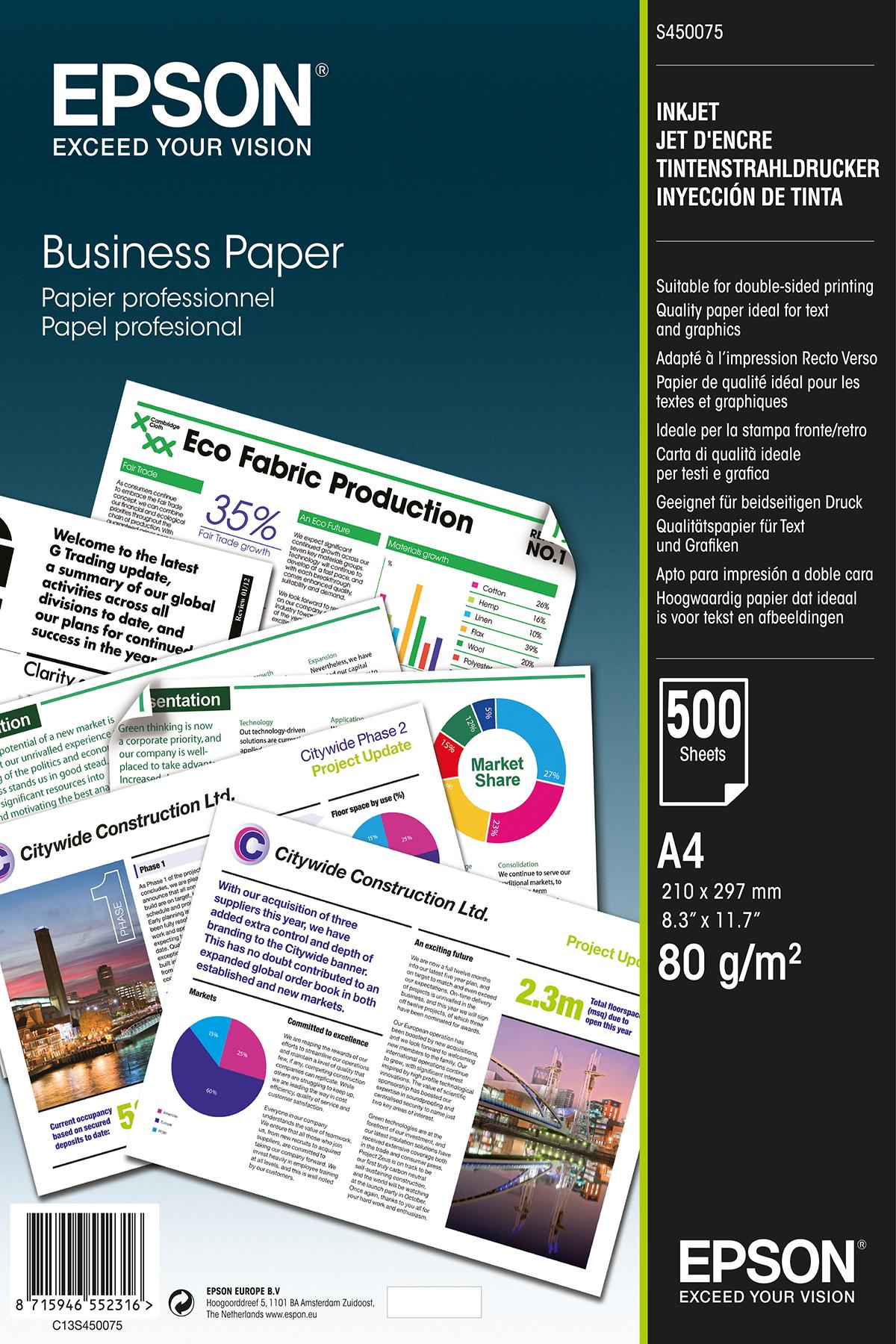 S450075 CARTA OFFICE A4 500...