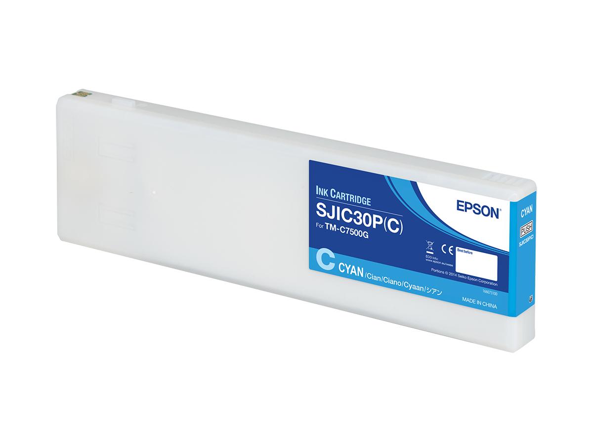 Cartuccia inchiostro Epson SJIC30P(C): Ink cartridge for ColorWorks C7500G (Cyan) [C33S020640]